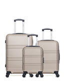 HERO - Lot de 3 - Valises Weekend, cabine et cabine XXS UTAH