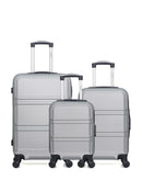 HERO - Lot de 3 - Valises Weekend, cabine et cabine XXS UTAH
