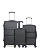 HERO - Lot de 3 - Valises Weekend, cabine et cabine XXS UTAH