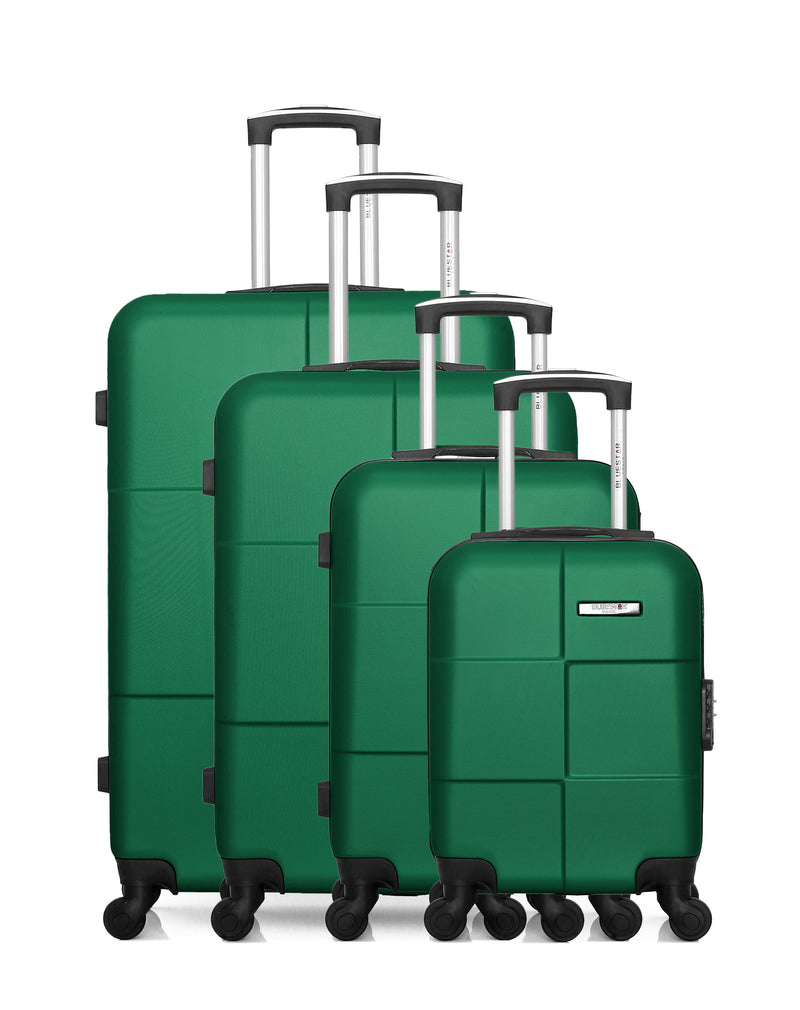 BLUESTAR - Set de 4 Valises MIAMI-M 75 cm 4 Roues