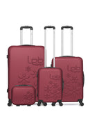 LPB LUGGAGE - Set de 4 Valises ELEONOR-C
