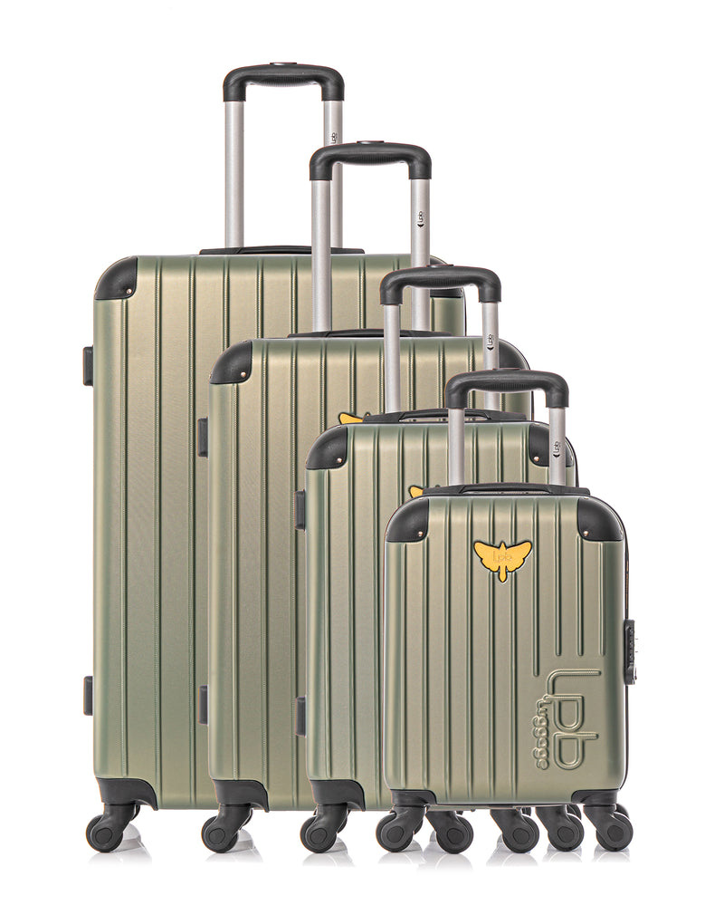 LPB LUGGAGE - Set de 4 Valises MARIANNE-M 75 cm 4 Roues
