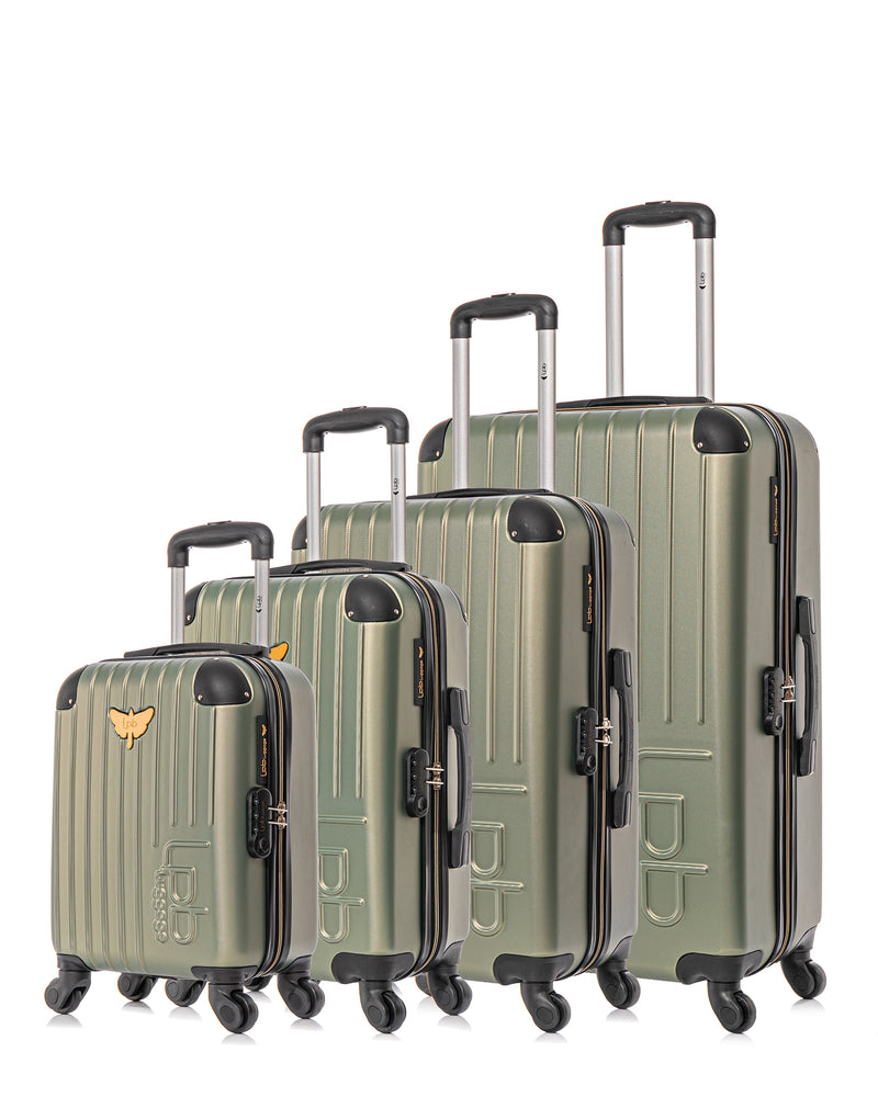 LPB LUGGAGE - Set de 4 Valises MARIANNE-M 75 cm 4 Roues