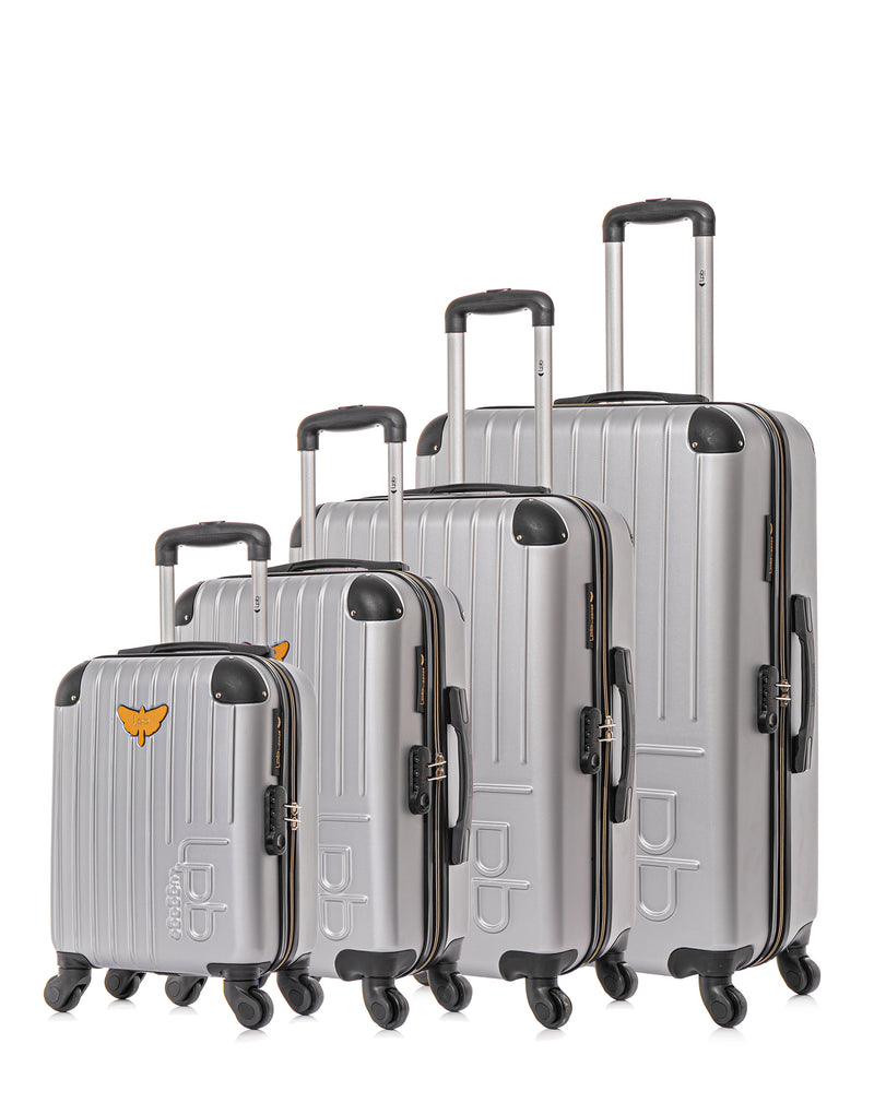 LPB LUGGAGE - Set de 4 Valises MARIANNE-M 75 cm 4 Roues