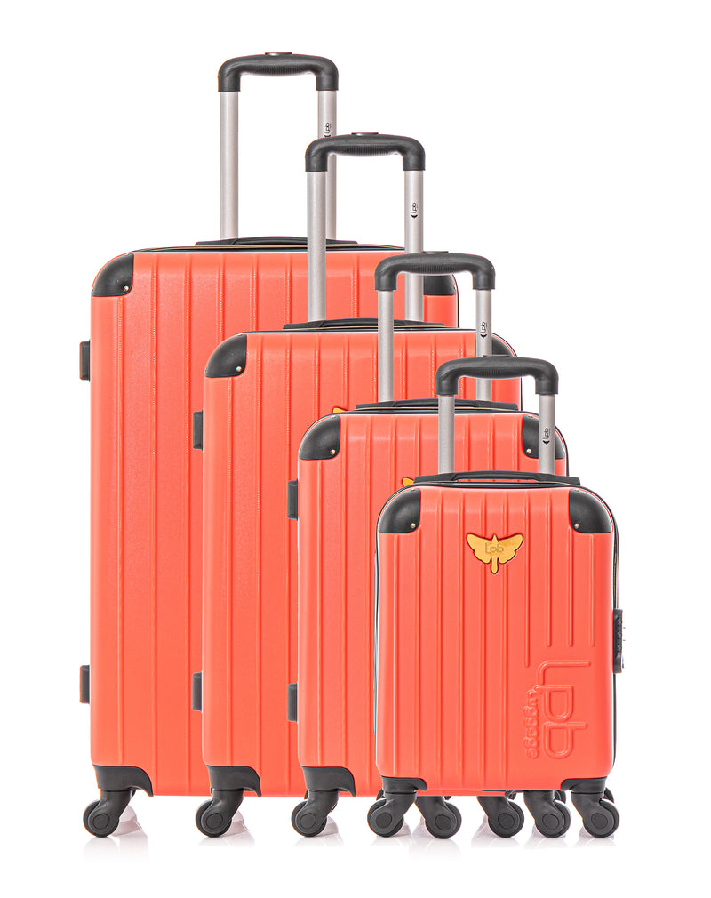 LPB LUGGAGE - Set de 4 Valises MARIANNE-M 75 cm 4 Roues
