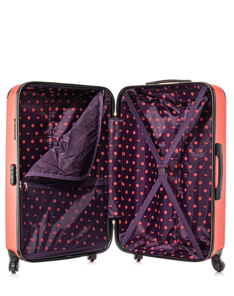 LPB LUGGAGE - Set de 4 Valises MARIANNE-M 75 cm 4 Roues