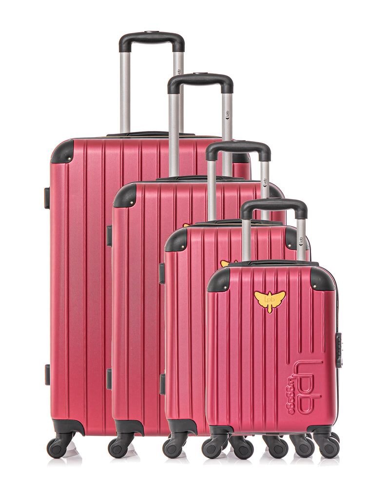 LPB LUGGAGE - Set de 4 Valises MARIANNE-M 75 cm 4 Roues