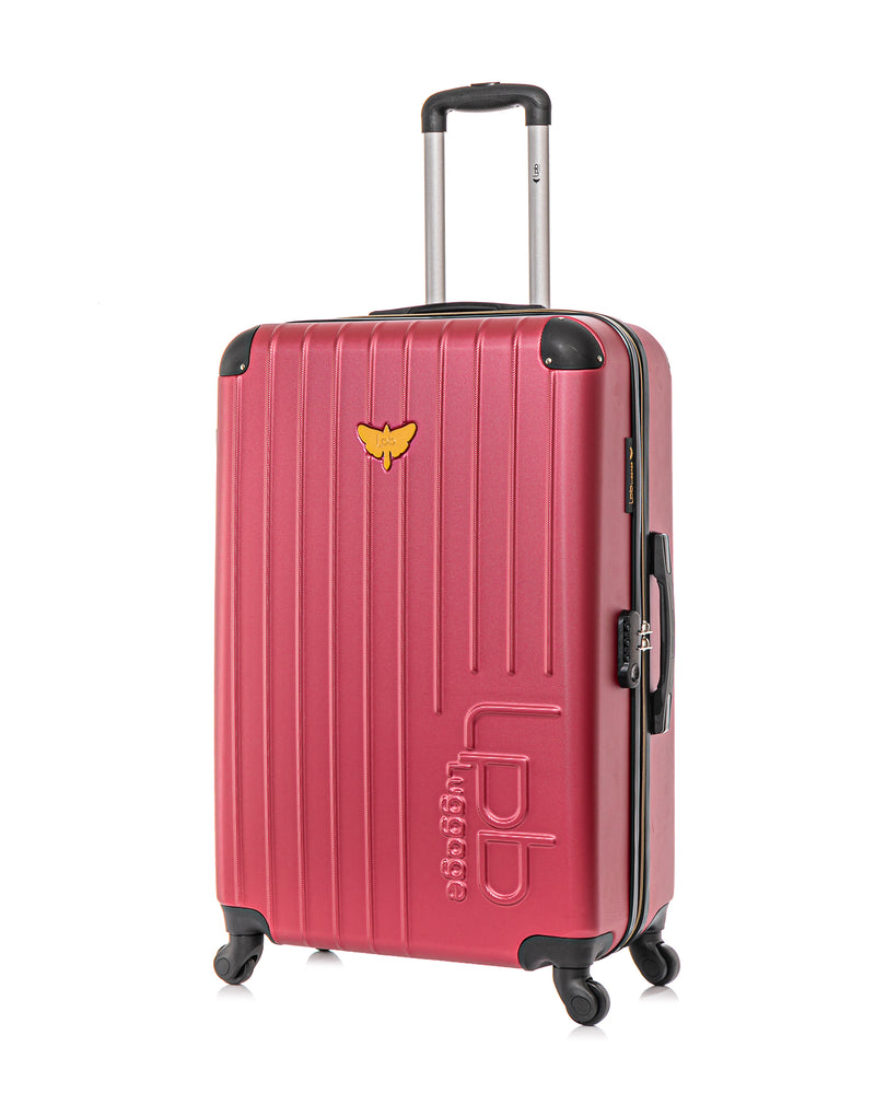 LPB LUGGAGE - Set de 4 Valises MARIANNE-M 75 cm 4 Roues