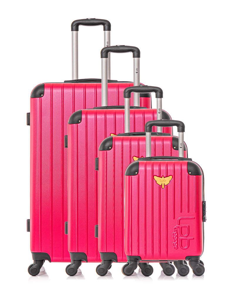 LPB LUGGAGE - Set de 4 Valises MARIANNE-M 75 cm 4 Roues