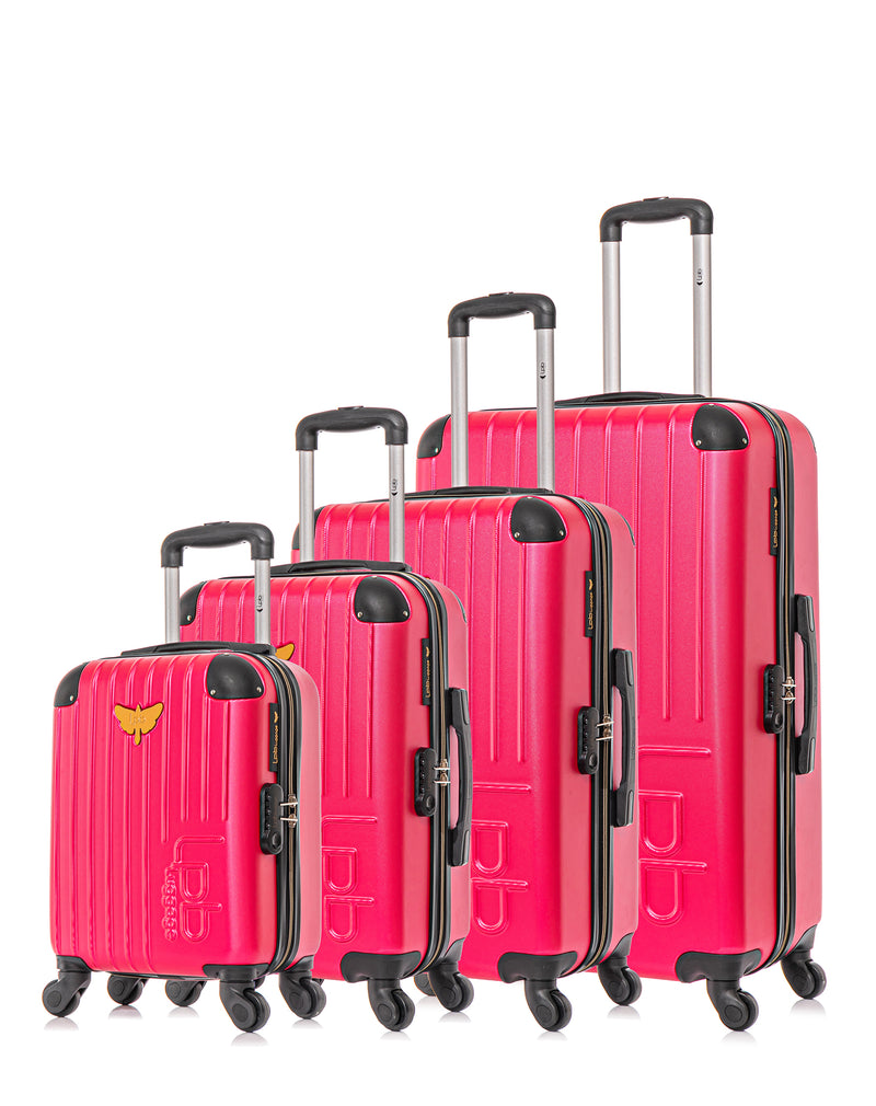LPB LUGGAGE - Set de 4 Valises MARIANNE-M 75 cm 4 Roues