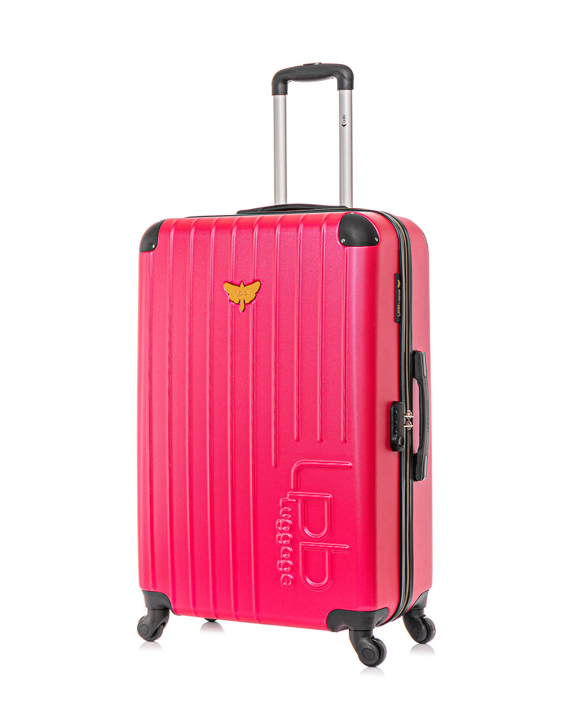 LPB LUGGAGE - Set de 4 Valises MARIANNE-M 75 cm 4 Roues