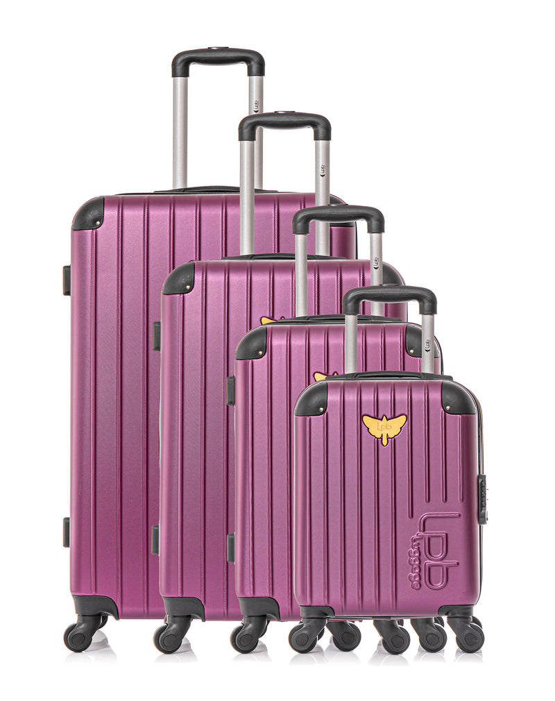 LPB LUGGAGE - Set de 4 Valises MARIANNE-M 75 cm 4 Roues
