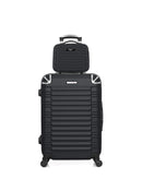 BLUESTAR - Lot de 2 - Valise weekend et vanity LIMA