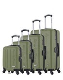 AMERICAN TRAVEL - Set de 4 Valises BRONX-M