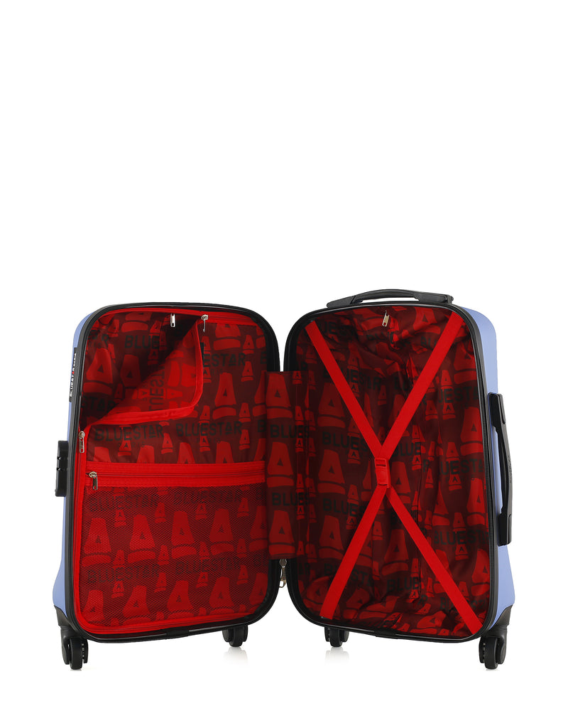 BLUESTAR - Valise Cabine GARIBALDI 55 cm 4 Roues