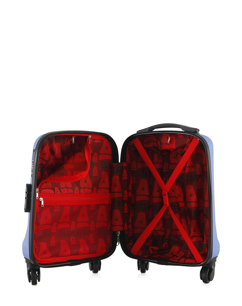 BLUESTAR - Valise Cabine XXS GARIBALDI 46 cm 4 Roues