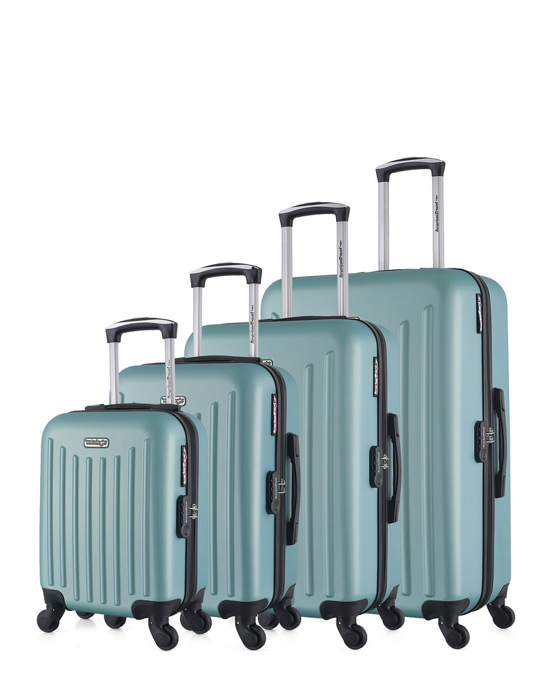 AMERICAN TRAVEL - Set de 4 Valises BROOKLYN-M 75 cm 4 Roues