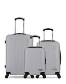 AMERICAN TRAVEL - Lot de 3 - Valises weekend, cabine et cabine XXS BRONX