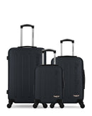 AMERICAN TRAVEL - Lot de 3 - Valises weekend, cabine et cabine XXS BRONX