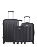 AMERICAN TRAVEL - Lot de 3 - Valises weekend, cabine et cabine XXS BROOKLYN