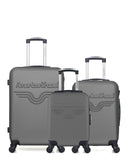 AMERICAN TRAVEL - Lot de 3 - Valises weekend, cabine et cabine XXS CHELSEA