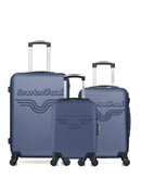 AMERICAN TRAVEL - Lot de 3 - Valises weekend, cabine et cabine XXS CHELSEA