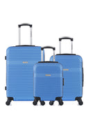 AMERICAN TRAVEL - Lot de 3 - Valises weekend, cabine et cabine XXS MEMPHIS