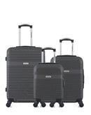 AMERICAN TRAVEL - Lot de 3 - Valises weekend, cabine et cabine XXS MEMPHIS