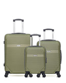 AMERICAN TRAVEL - Lot de 3 - Valises weekend, cabine et cabine XXS MEMPHIS