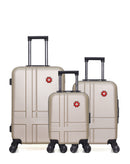 SWISS KOPPER - LOT DE 3 - Valise Week-end, Valise Cabine et Valise Cabine XXS USTER