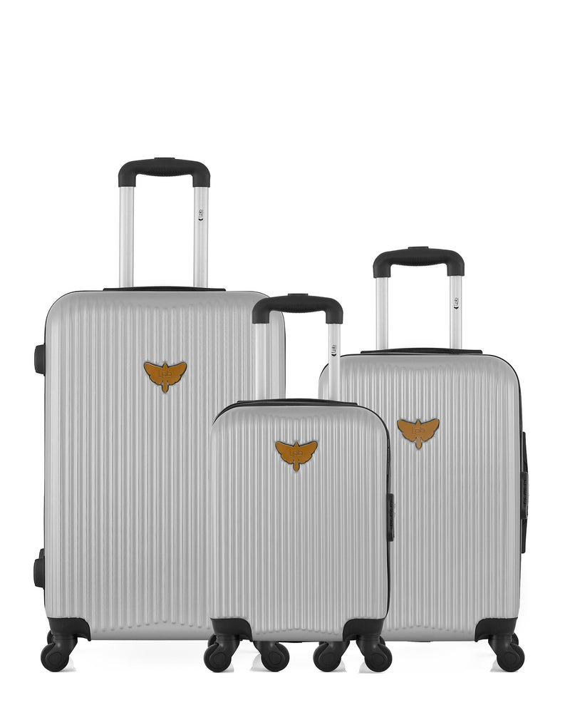 LPB LUGGAGE - Lot de 3 - Valise weekend, valise cabine et valise cabine XXS AGATA