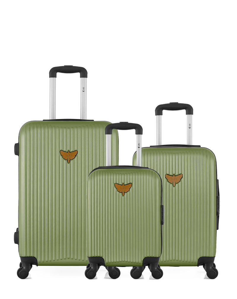 LPB LUGGAGE - Lot de 3 - Valise weekend, valise cabine et valise cabine XXS AGATA