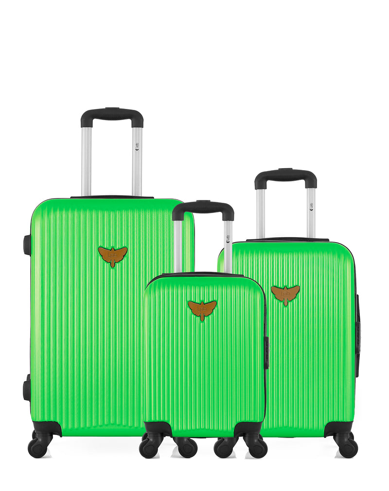 LPB LUGGAGE - Lot de 3 - Valise weekend, valise cabine et valise cabine XXS AGATA