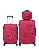 LPB LUGGAGE - Lot de 3 - Valises weekend, cabine et vanity ELEONOR