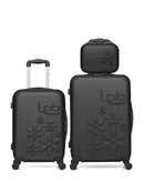 LPB LUGGAGE - Lot de 3 - Valises weekend, cabine et vanity ELEONOR