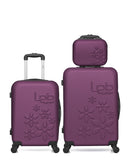 LPB LUGGAGE - Lot de 3 - Valises weekend, cabine et vanity ELEONOR
