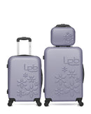 LPB LUGGAGE - Lot de 3 - Valises weekend, cabine et vanity ELEONOR