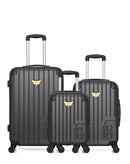 LPB LUGGAGE - Lot de 3 - Valises weekend, cabine et cabine XXS MARIANNE