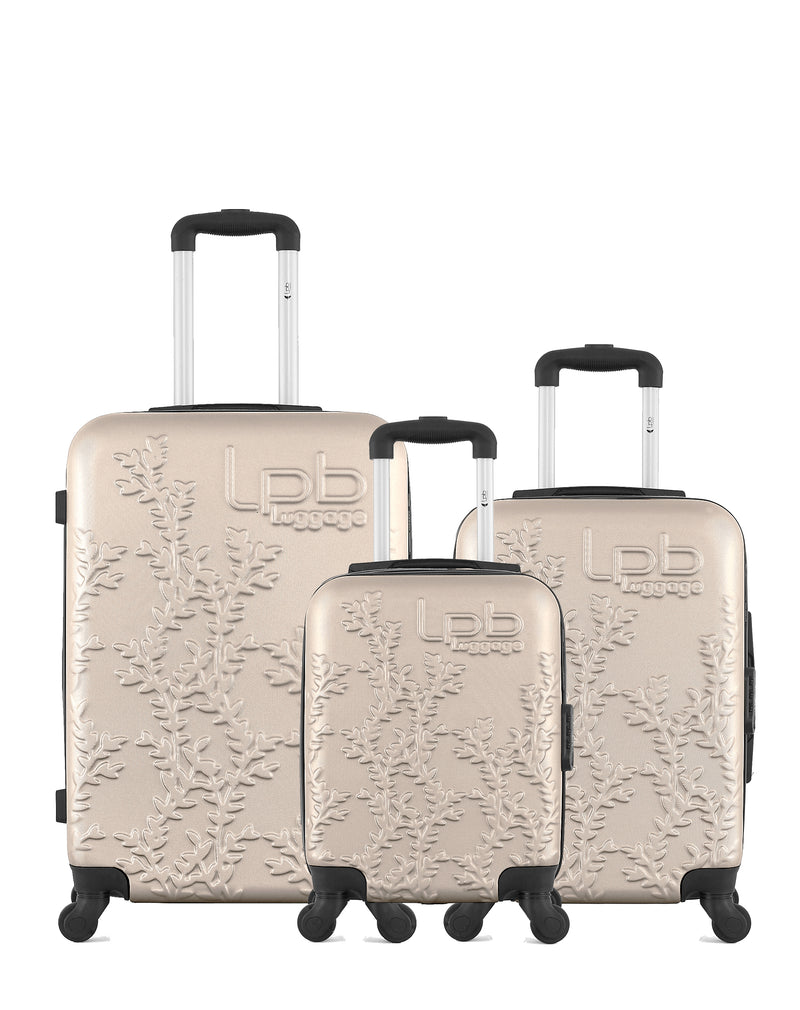 LPB LUGGAGE - Lot de 3 - Valise weekend, valise cabine et valise cabine XXS NAIS