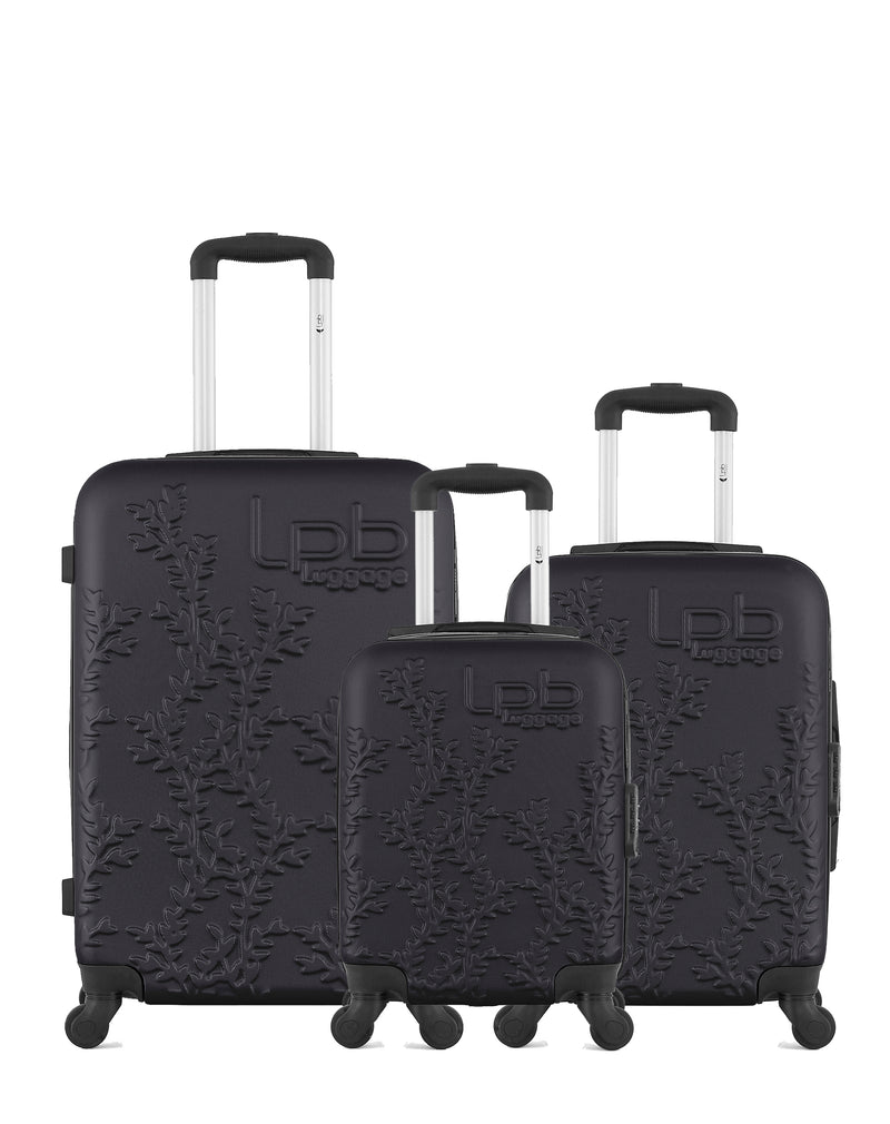 LPB LUGGAGE - Lot de 3 - Valise weekend, valise cabine et valise cabine XXS NAIS
