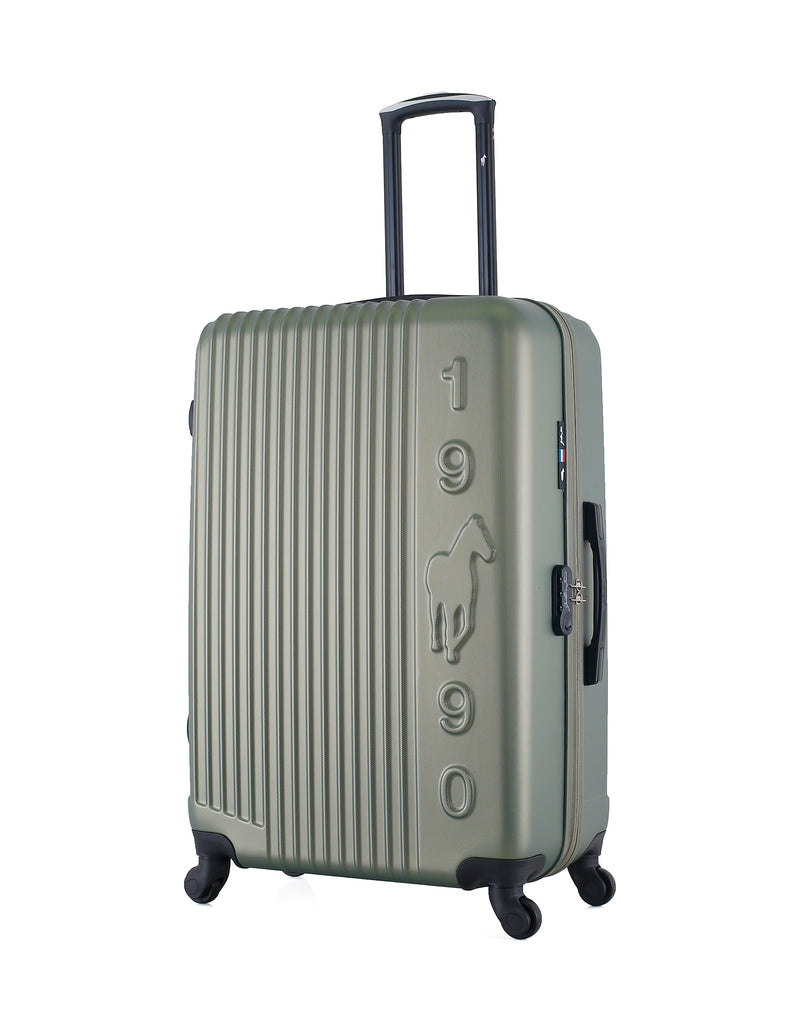 GENTLEMAN FARMER - Valise Grand Format ABS LIAM 4 Roues 75 cm