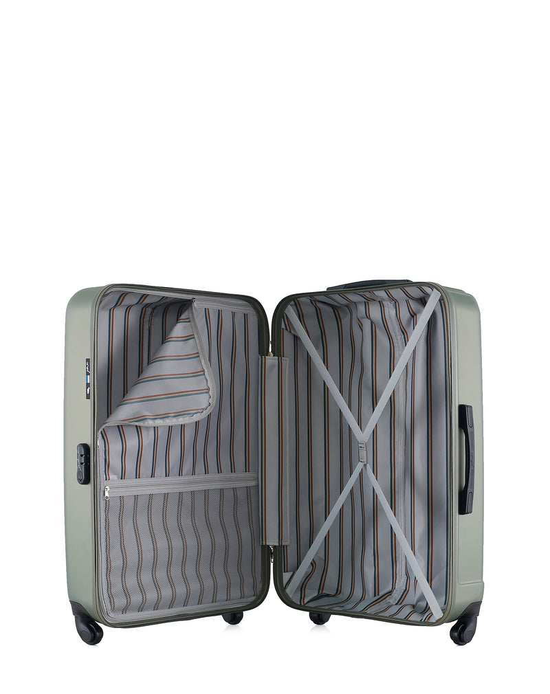 GENTLEMAN FARMER - Valise Grand Format ABS LIAM 4 Roues 75 cm