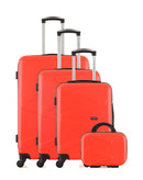 WAVE PARIS - Set de 4 Valises AMAZONE-C
