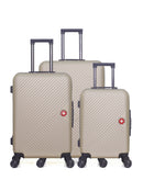 SWISS KOPPER - LOT DE 3 - Valise Grand Format, Valise Week-end et Valise Cabine SPIEZ
