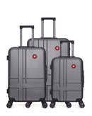 SWISS KOPPER - LOT DE 3 - Valise Grand Format, Valise Week-end et Valise Cabine USTER