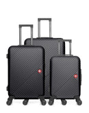 SWISS KOPPER - LOT DE 3 - Valise Grand Format, Valise Week-end et Valise Cabine SPIEZ