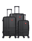 SWISS KOPPER - LOT DE 3 - Valise Grand Format, Valise Week-end et Valise Cabine USTER