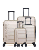 SWISS KOPPER - LOT DE 4 - Valise Grand Format, Valise Week-end, Valise Cabine et Valise Cabine XXS AIGLE