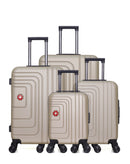 SWISS KOPPER - LOT DE 4 - Valise Grand Format, Valise Week-end, Valise Cabine et Valise Cabine XXS RUTI