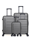 SWISS KOPPER - LOT DE 4 - Valise Grand Format, Valise Week-end, Valise Cabine et Valise Cabine XXS AIGLE